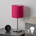 Brilagi - LED-pöytälamppu NUBILA 1xE27/60W/230V vaaleanpunainen