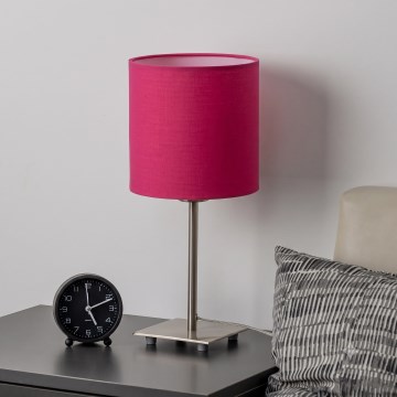 Brilagi - LED-pöytälamppu NUBILA 1xE27/60W/230V vaaleanpunainen