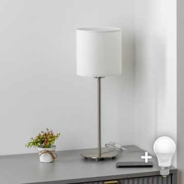 Brilagi - LED-pöytälamppu NUBILA 1xE27/60W/230V valkoinen