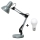 Brilagi - LED-pöytälamppu ROMERO 1xE27/10W/230V hopea