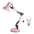 Brilagi - LED-pöytälamppu ROMERO 1xE27/10W/230V pinkki
