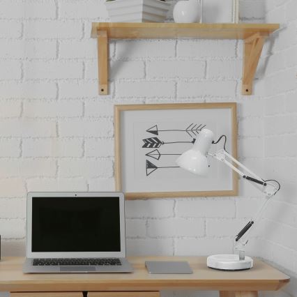 Brilagi - LED-pöytälamppu ROMERO 1xE27/10W/230V valkoinen