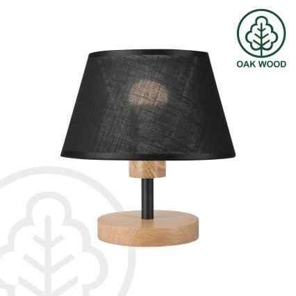 Brilagi - LED Pöytävalaisin ANTHONY 1xE14/40W/230V tammi/musta