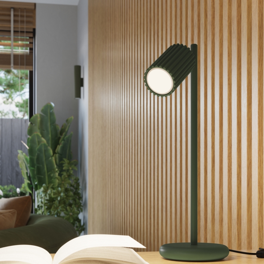 Brilagi - LED-pöytävalaisin CRESTO 1xGU10/10W/230V vihreä