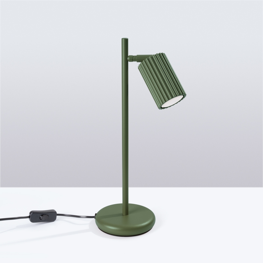 Brilagi - LED-pöytävalaisin CRESTO 1xGU10/10W/230V vihreä
