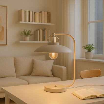 Brilagi - LED Pöytävalaisin FLAMENGO 1xE27/60W/230V beige