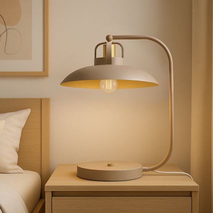 Brilagi - LED Pöytävalaisin FLAMENGO 1xE27/60W/230V beige