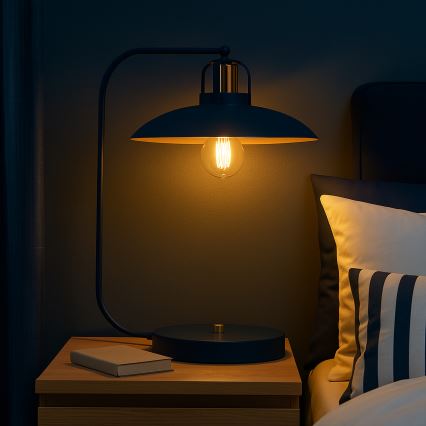 Brilagi - LED Pöytävalaisin FLAMENGO 1xE27/60W/230V sininen