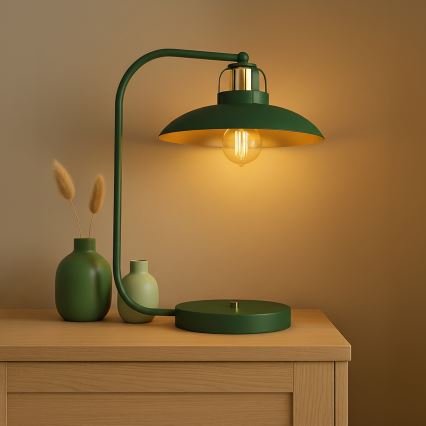 Brilagi - LED Pöytävalaisin FLAMENGO 1xE27/60W/230V vihreä