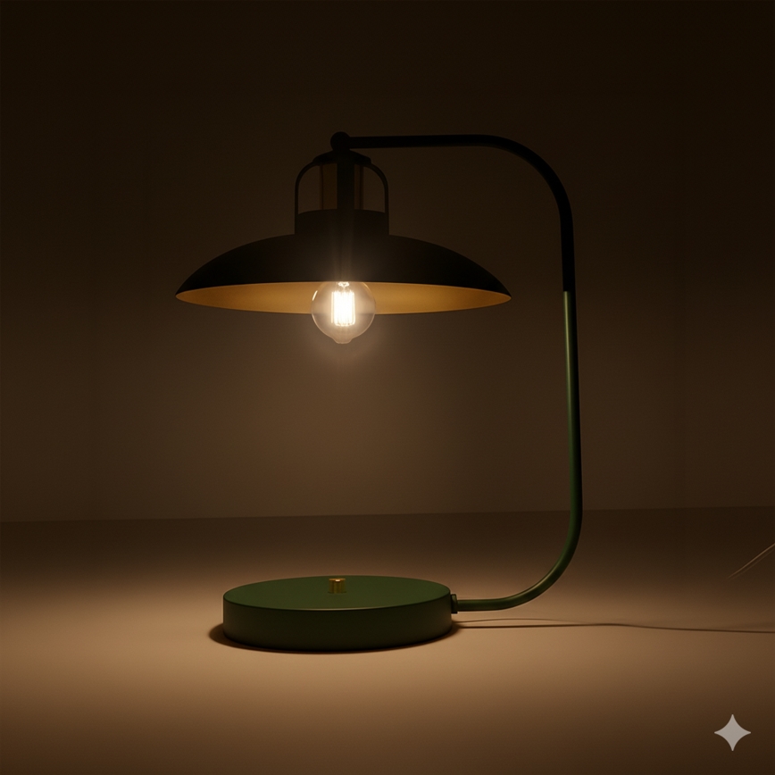 Brilagi - LED Pöytävalaisin FLAMENGO 1xE27/60W/230V vihreä