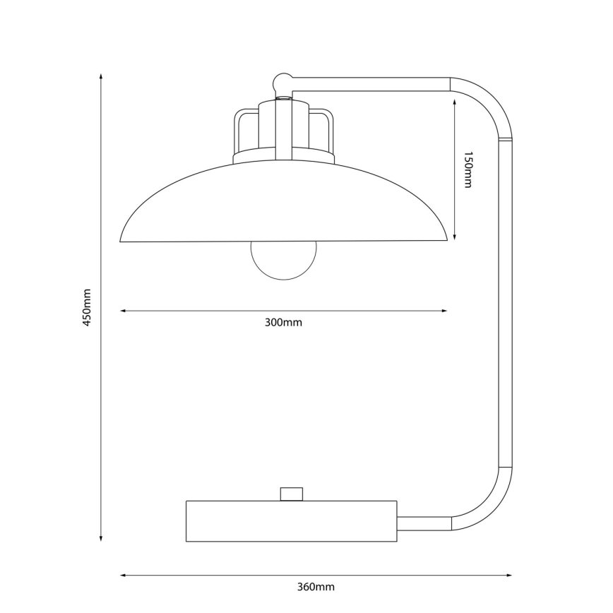 Brilagi - LED Pöytävalaisin FLAMENGO 1xE27/60W/230V vihreä