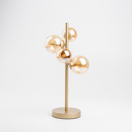 Brilagi - LED-pöytävalaisin MILLA 4xG9/3W/230V kulta