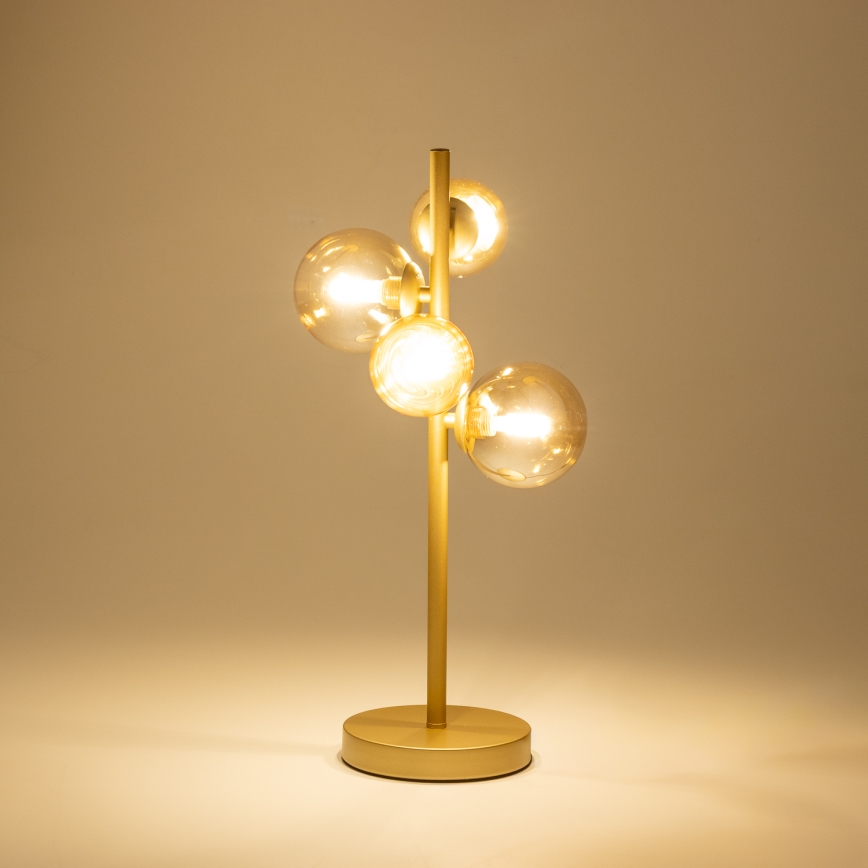 Brilagi - LED-pöytävalaisin MILLA 4xG9/3W/230V kulta