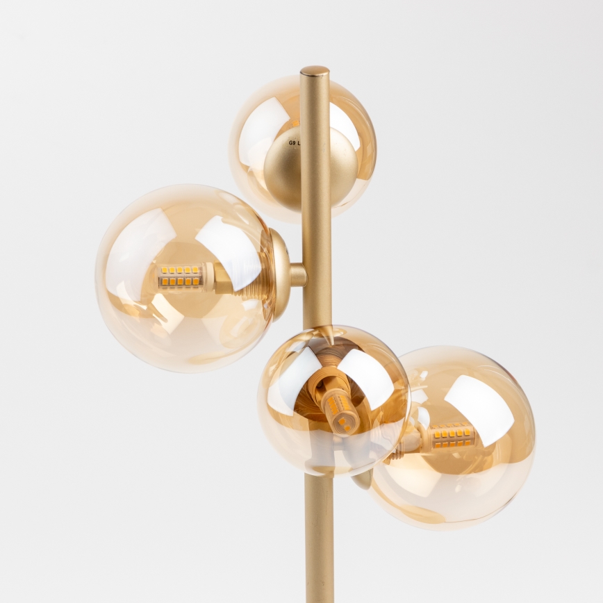 Brilagi - LED-pöytävalaisin MILLA 4xG9/3W/230V kulta