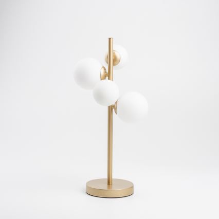 Brilagi - LED-pöytävalaisin MILLA 4xG9/3W/230V kulta/valkoinen