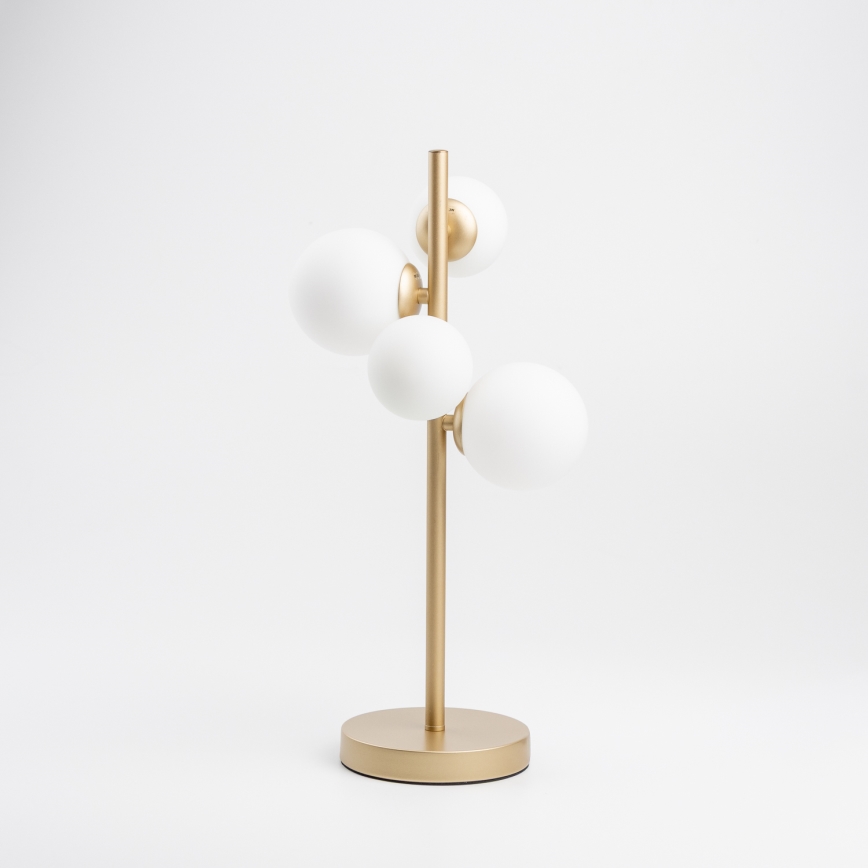 Brilagi - LED-pöytävalaisin MILLA 4xG9/3W/230V kulta/valkoinen