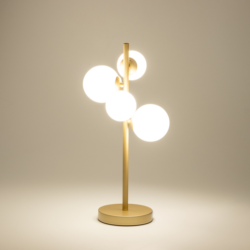 Brilagi - LED-pöytävalaisin MILLA 4xG9/3W/230V kulta/valkoinen