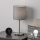 Brilagi - LED-pöytävalaisin NUBILA 1xE27/60W/230V harmaa