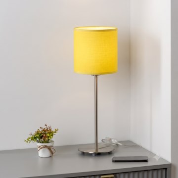 Brilagi - LED-pöytävalaisin NUBILA 1xE27/60W/230V keltainen