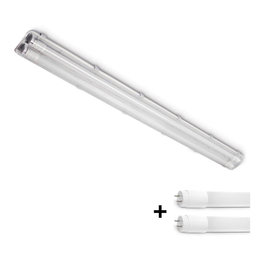 Brilagi - LED-putkityövalo OPTIMA T8 2xG13/18W/230V 6500K IP65 128 cm