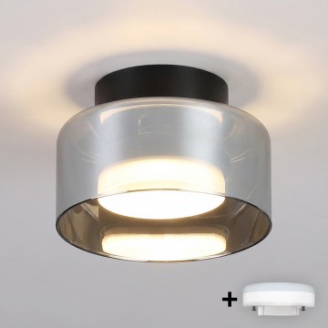 BRILAGI - LED RGB+CCT himmennettävä kohdevalaisin AURA LUX 1xGX53/14W/230V 2700-6500K Wi-Fi Tuya musta/savunharmaa
