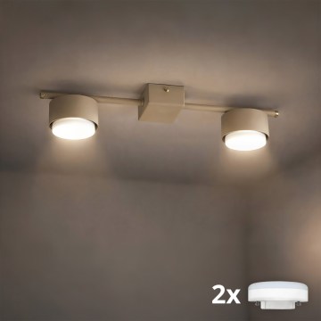 BRILAGI - LED RGB+CCT Himmennettävä kohdevalaisin MONO 2xGX53/14W/230V 2700-6500K Wi-Fi Tuya beige