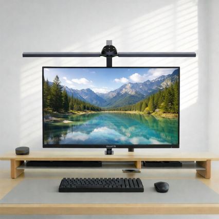 Brilagi - LED RGB himmennettävä kosketusohjattu pöytävalaisin klipsillä VARIO LED/18W/230V 3000-6500K CRI 96