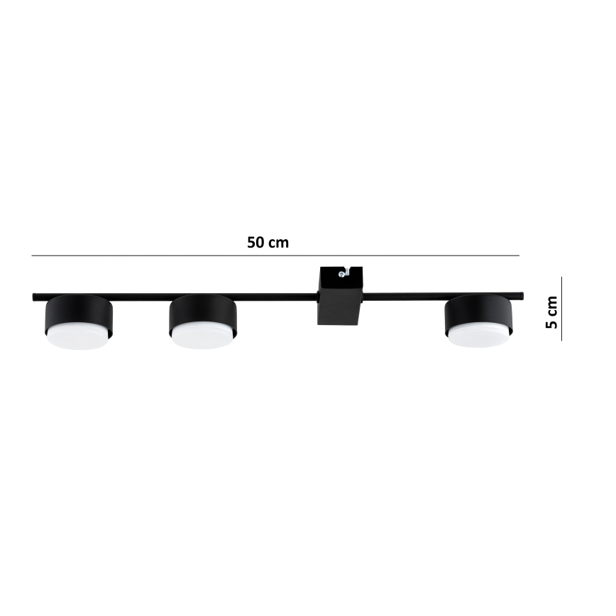 BRILAGI - LED RGB+CCT himmennettävä kohdevalaisin MONO 3xGX53/14W/230V 2700-6500K Wi-Fi Tuya musta