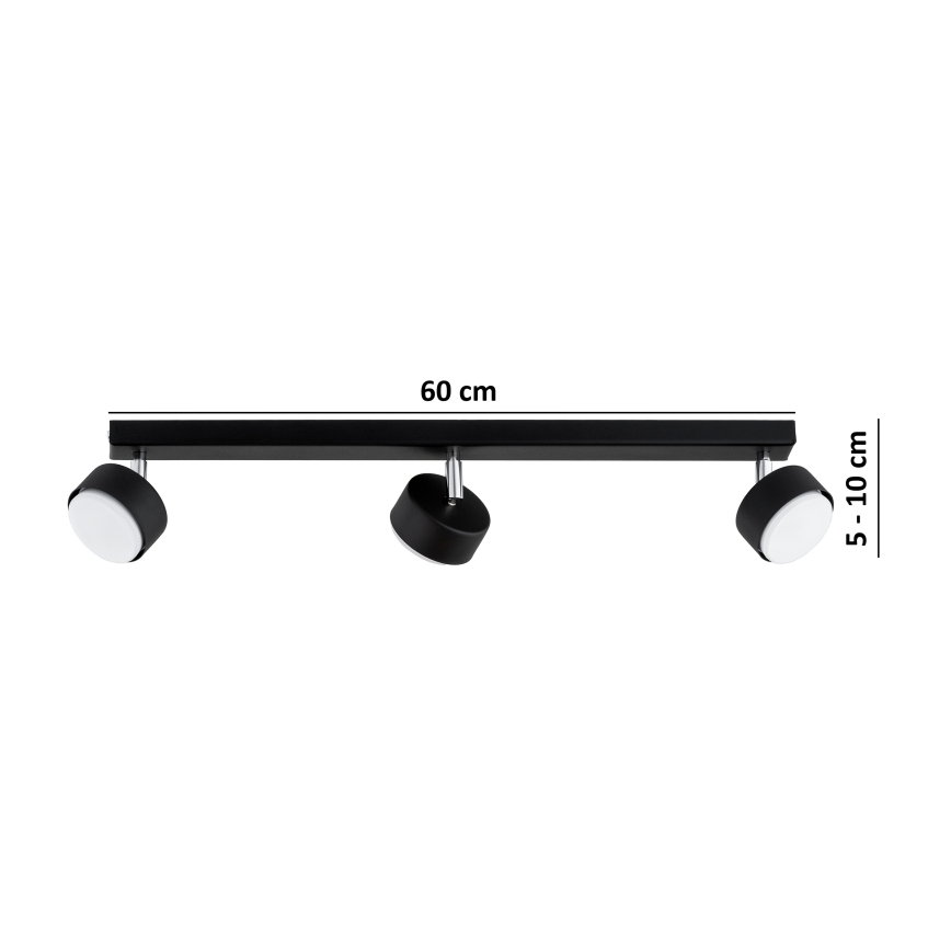 BRILAGI - LED RGB+CCT Himmennettävä kohdevalaisin MONO 3xGX53/14W/230V 2700-6500K Wi-Fi Tuya musta