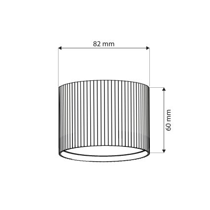 BRILAGI - LED RGB+CCT himmennettävä kohdevalaisin STRIPY 1xGX53/14W/230V 60x82 mm 2700-6500K Wi-Fi Tuya musta