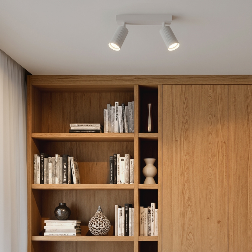 Brilagi - LED RGBW himmennettävä kohdevalaisin SELE MODERN 2xGU10/4,8W/230V 3000K valkoinen + kaukosäädin