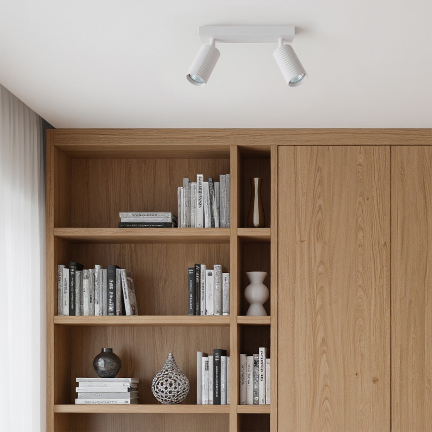 Brilagi - LED RGBW himmennettävä kohdevalaisin SELE MODERN 2xGU10/6W/230V 3000K valkoinen + kaukosäädin