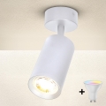 Brilagi - LED RGBW Himennettävä kohdevalaisin SELE 1xGU10/4,8W/230V 3000K valkoinen + kaukosäädin