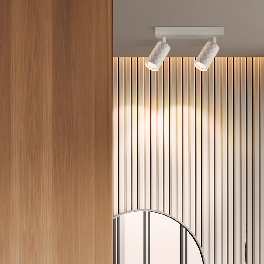 Brilagi - LED RGBW himmennettävä kattospotti SELE DIAMANT 2xGU10/6,5W/230V 2700-6500K Wi-Fi valkoinen