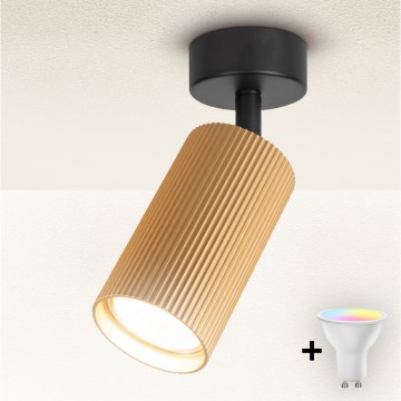 Brilagi - LED RGBW himennettävä kohdevalaisin SELE MODERN 1xGU10/4,8W/230V 3000K kultainen + kaukosäädin