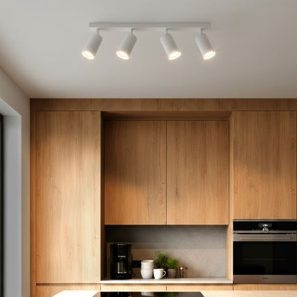 Brilagi - LED RGBW himmennettävä kohdevalaisin SELE MODERN 4xGU10/6,5W/230V 2700-6500K Wi-Fi valkoinen