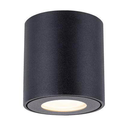 BRILAGI - LED RGBW himmennettävä kylpyhuonevalaisin MIA 1xGU10/4,8W/230V 3000K 84x80 mm musta IP54 + kaukosäädin