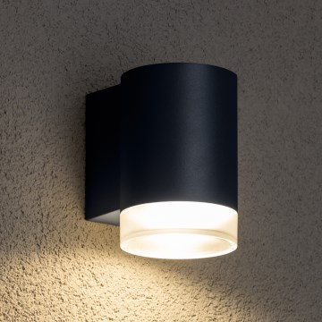 Brilagi - LED RGBW himennettävä ulkoseinävalaisin MATERA 1xGU10/6W/230V 3000K IP54 antrasiitti