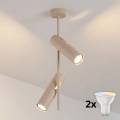 BRILAGI - LED RGBW himennettävä varrellinen kattovalaisin BRANCH 2xGU10/6,5W/230V 2700-6500K beige