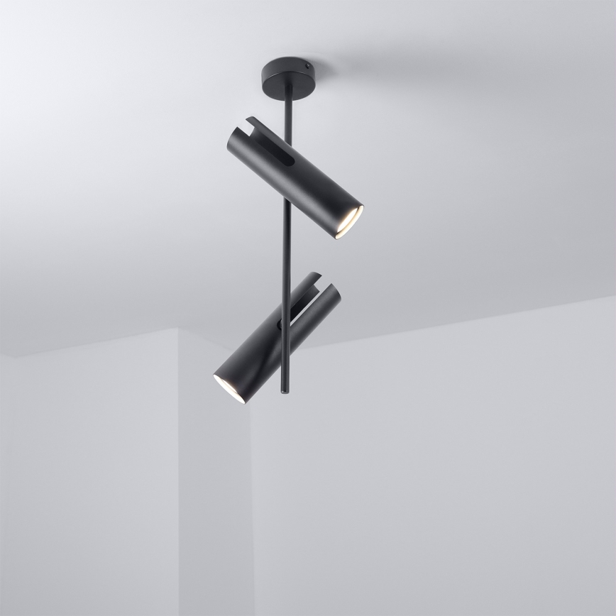 BRILAGI - LED RGBW himmennettävä varrellinen kattovalaisin BRANCH 2xGU10/6,5W/230V 2700-6500K musta