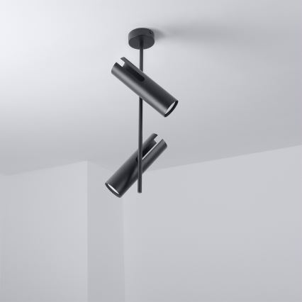 BRILAGI - LED RGBW himmennettävä varrellinen kattovalaisin BRANCH 2xGU10/6,5W/230V 2700-6500K musta