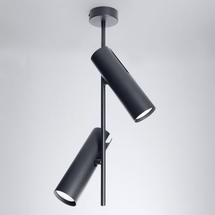 BRILAGI - LED RGBW himmennettävä varrellinen kattovalaisin BRANCH 2xGU10/6,5W/230V 2700-6500K musta