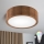 Brilagi - LED RGBW himmennettävä kattovalaisin CARVALHO 1xE27/9W/230V 2700-6500K Wi-Fi tammi halkaisija 27,5 cm