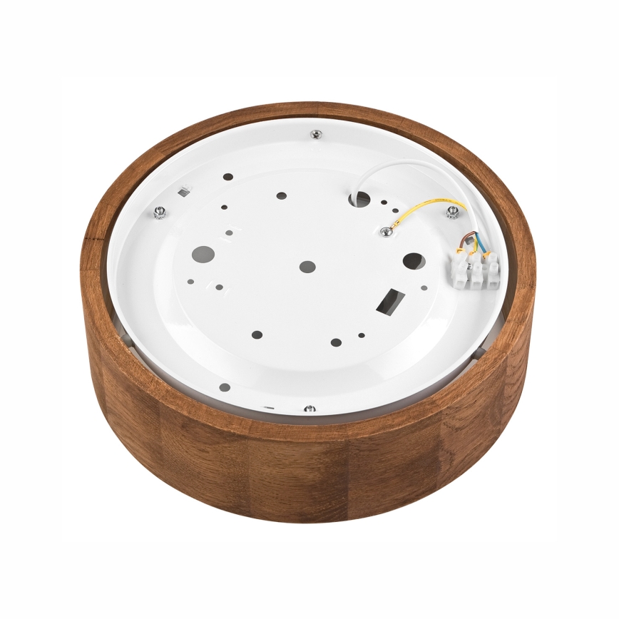 Brilagi - LED RGBW himmennettävä kattovalaisin CARVALHO 1xE27/9W/230V 2700-6500K Wi-Fi tammi halkaisija 27,5 cm