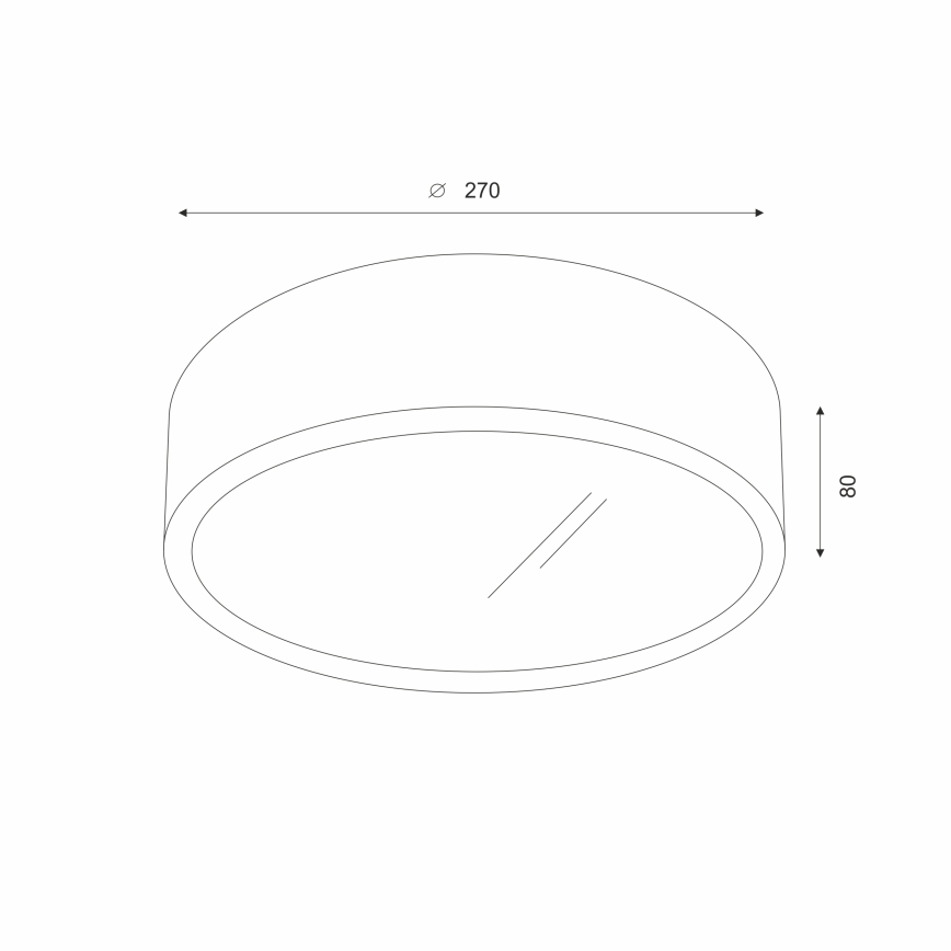 Brilagi - LED RGBW himmennettävä kattovalaisin CARVALHO 1xE27/9W/230V 2700-6500K Wi-Fi tammi halkaisija 27,5 cm
