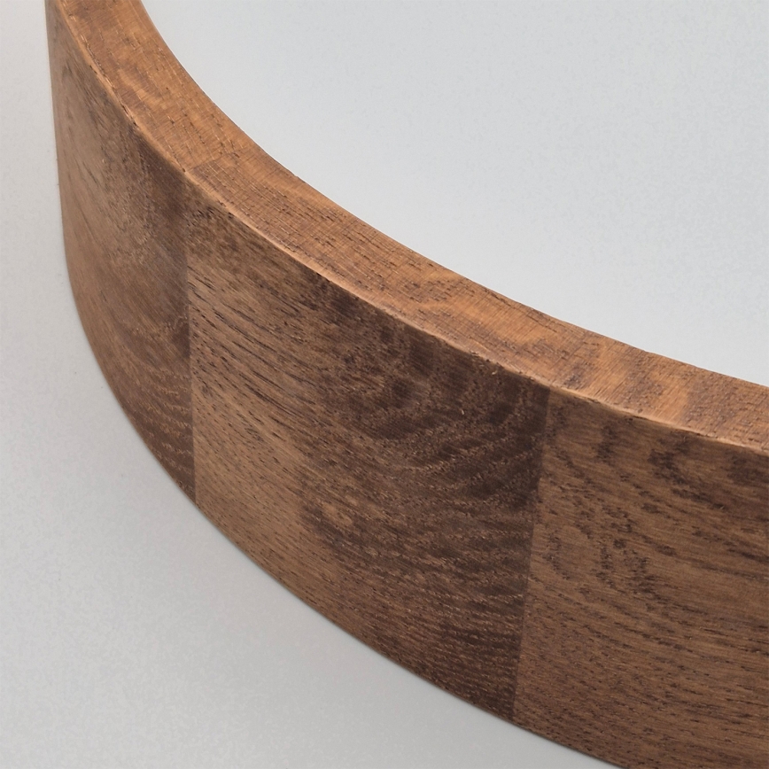 Brilagi - LED RGBW himmennettävä kattovalaisin CARVALHO 2xE27/15W/230V 2700–6500K Wi-Fi tammi Ø 37,5 cm