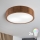 Brilagi - LED RGBW himmennettävä kattovalaisin CARVALHO 2xE27/9W/230V 2700–6500K Wi-Fi tammi Ø 37,5 cm
