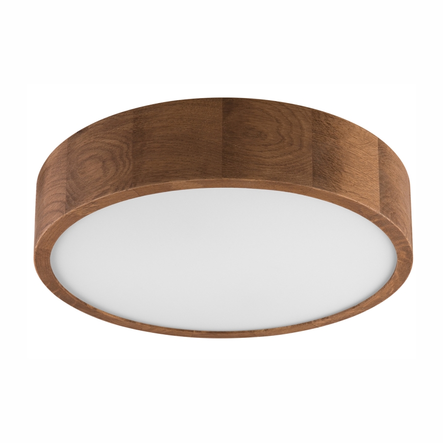 Brilagi - LED RGBW himmennettävä kattovalaisin CARVALHO 2xE27/9W/230V 2700–6500K Wi-Fi tammi Ø 37,5 cm