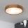 Brilagi - LED RGBW himmennettävä kattovalaisin CARVALHO 3xE27/9W/230V 2700-6500K Wi-Fi tammi halkaisija 47,5 cm
