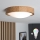 Brilagi - LED RGBW himmennettävä kattovalaisin CARVALHO SLIM 1xE27/9W/230V 2700-6500K Wi-Fi tammi halkaisija 27 cm